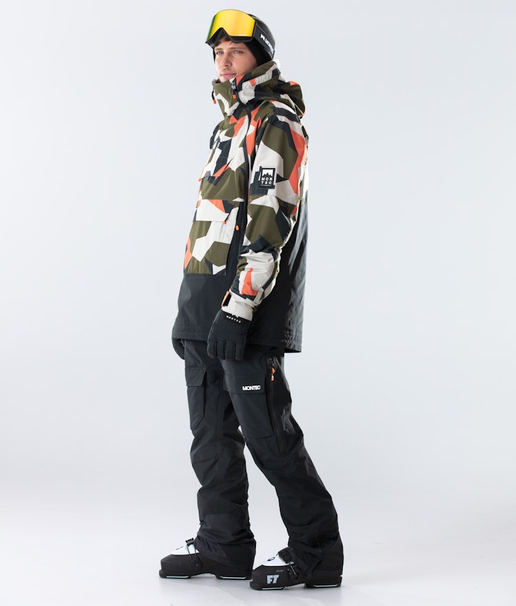 Montec Doom 2020 Ski jas Heren Orange Green Camo/Black