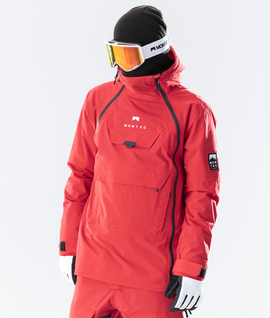 Doom 2020 Snowboard Jacket Men Red Renewed
