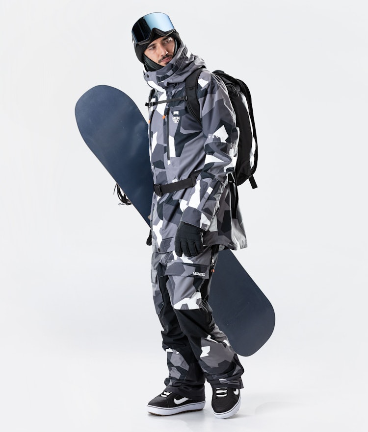 Fawk 2020 Snowboard Jacket Men Arctic Camo Renewed