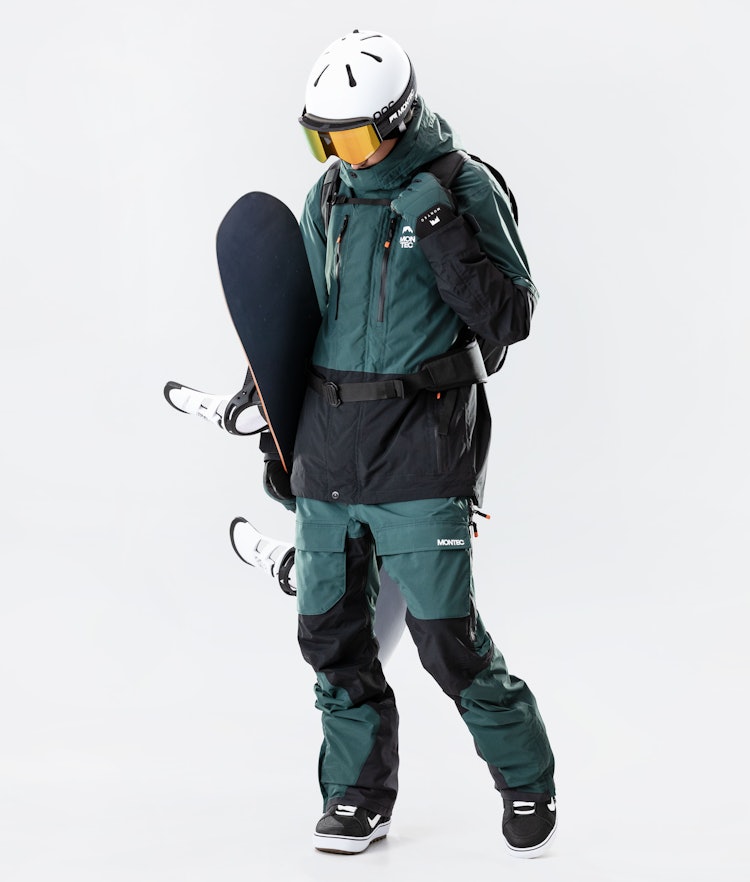 Fawk 2020 Veste Snowboard Homme Dark Atlantic/Black, Image 6 sur 8