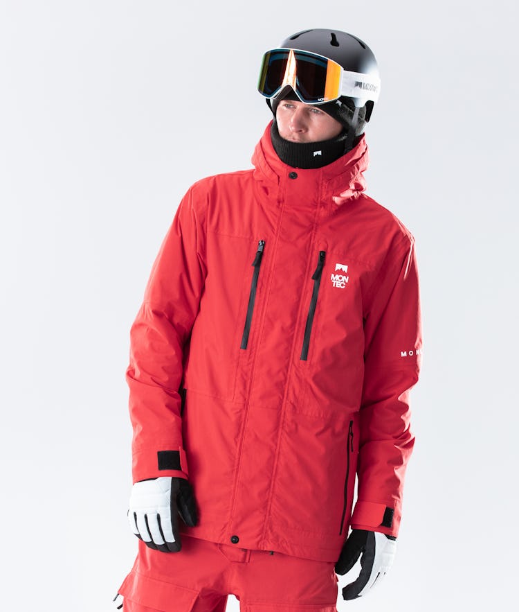 Montec 2020 Snowboard Jacket Men Red | Ridestore.com