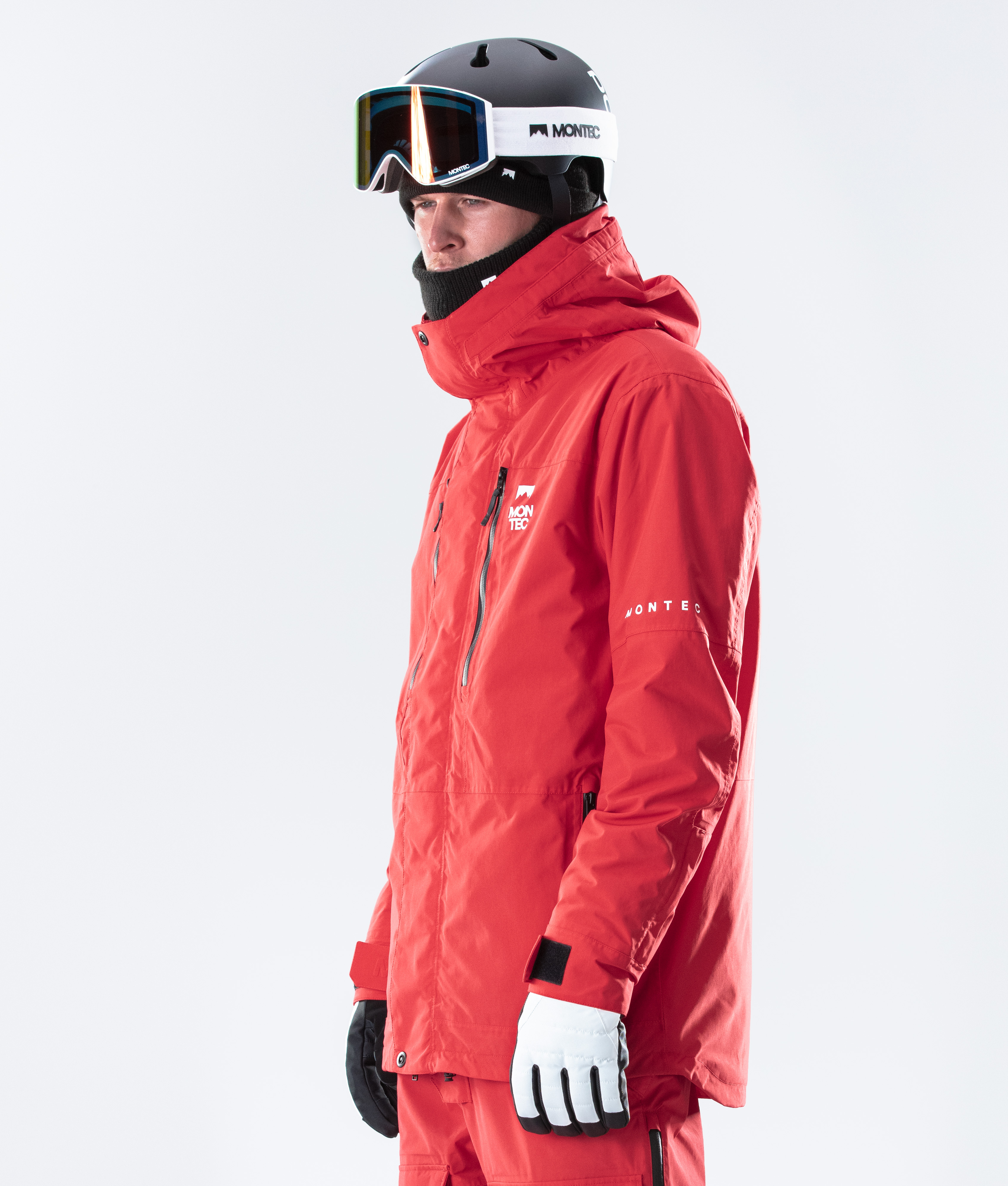 Montec Fawk 2020 Snowboard Jacket Men Red Montecwear UK