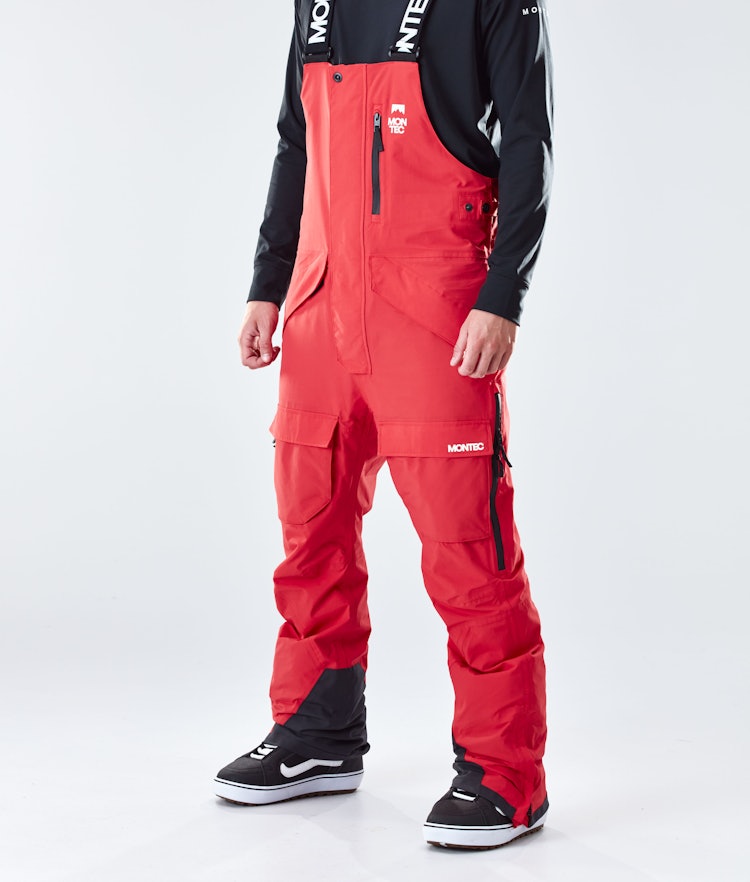 Montec Fawk 2020 Pantaloni Snowboard Uomo Red Renewed, Immagine 1 di 6