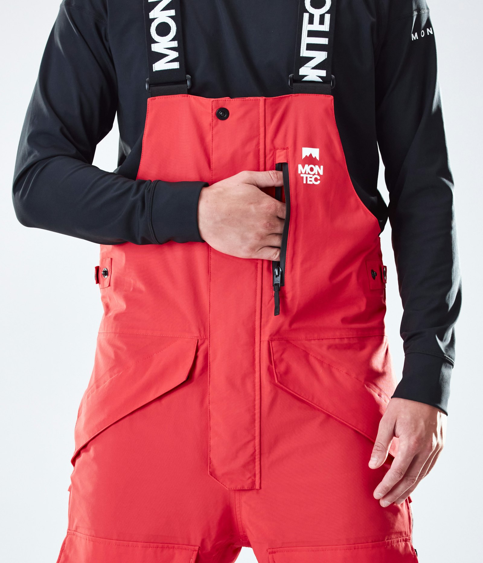 Montec Fawk 2020 Pantalon de Snowboard Homme Red Renewed, Image 4 sur 6