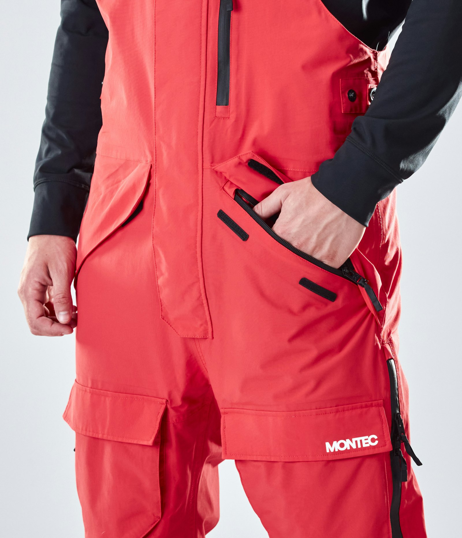 Montec Fawk 2020 Pantalon de Snowboard Homme Red Renewed, Image 5 sur 6