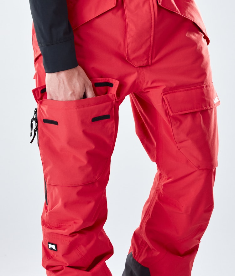 Montec Fawk 2020 Pantalon de Snowboard Homme Red Renewed, Image 6 sur 6