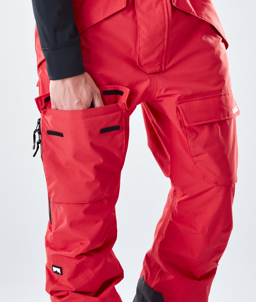 Montec Fawk 2020 Men's Snowboard Pants Red