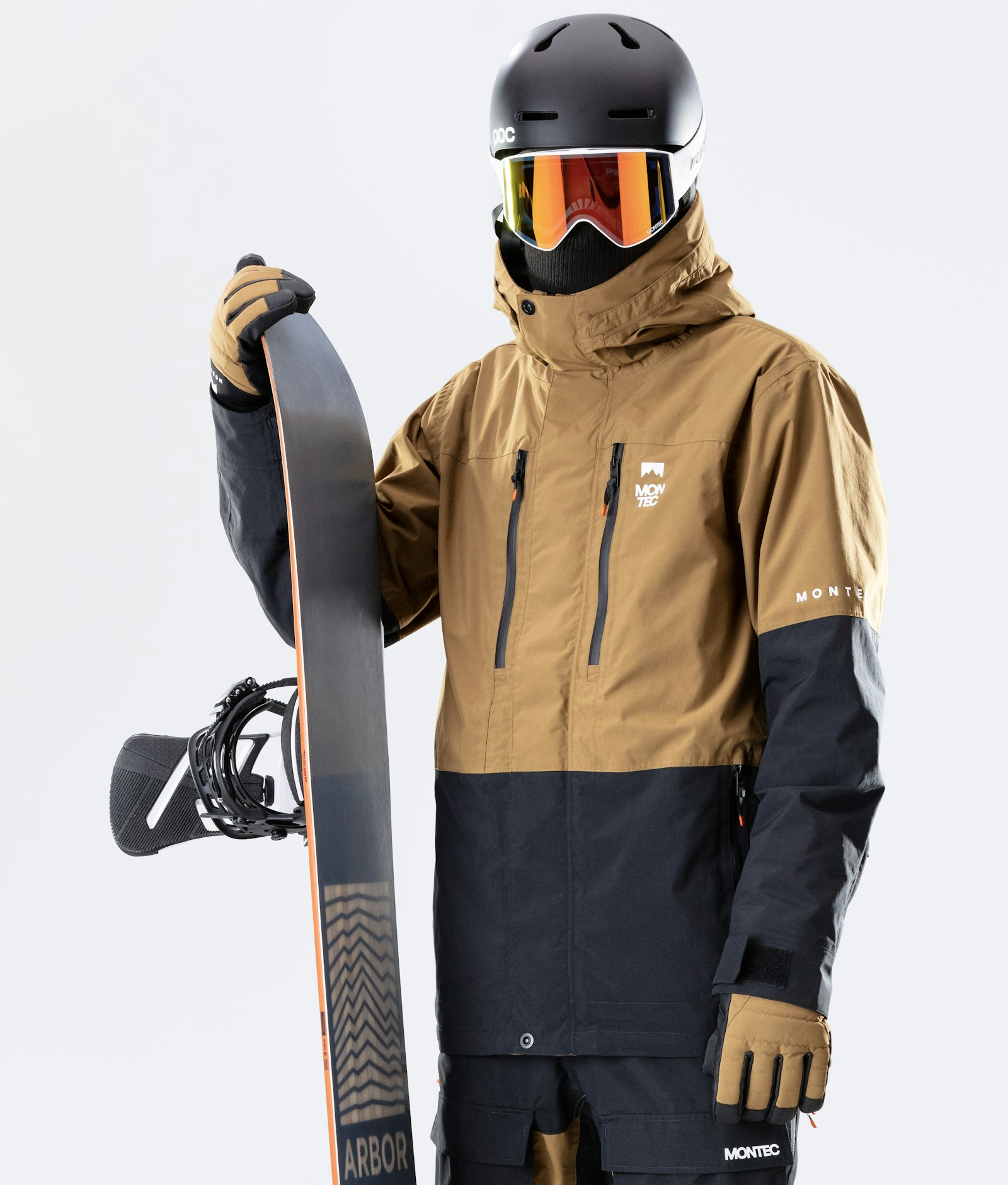 Fawk 2020 Bunda na Snowboard Pánské Gold/Black