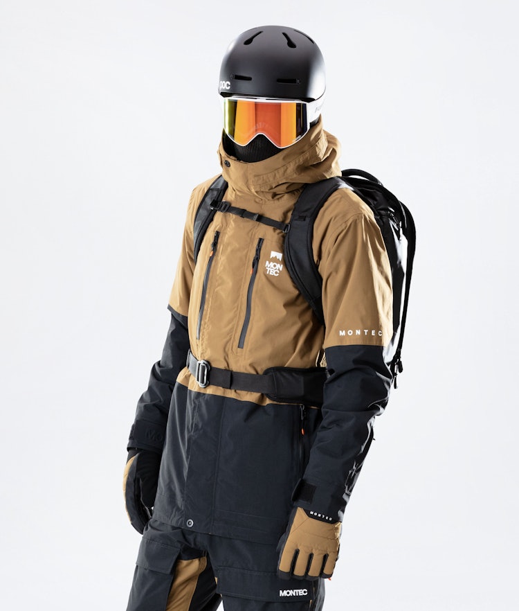 Fawk 2020 Snowboard jas Heren Gold/Black