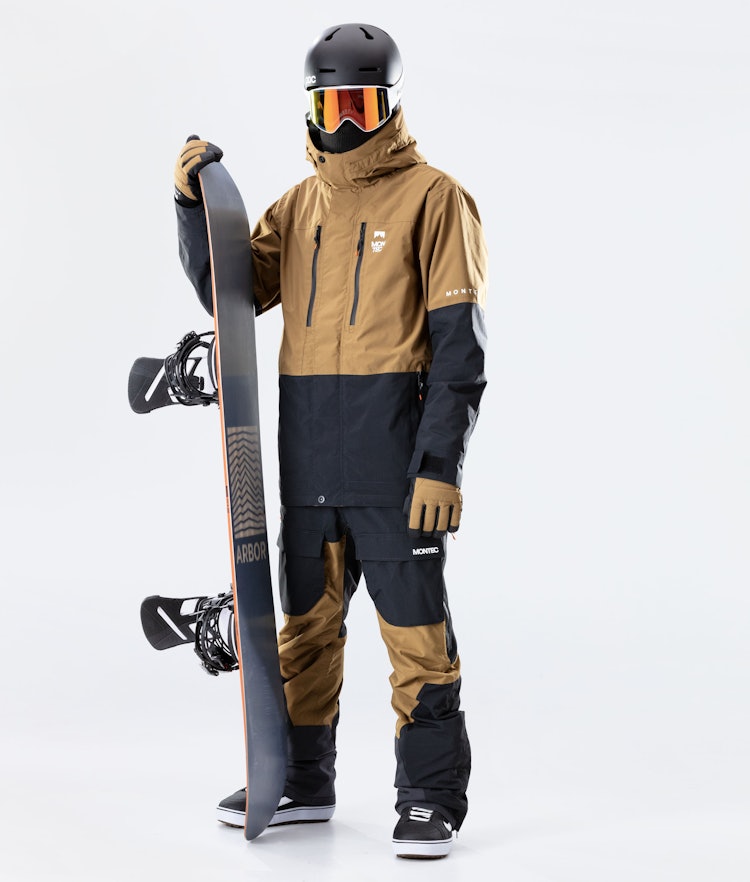 Montec Fawk 2020 Snowboardjacke Herren Gold/Black, Bild 6 von 8