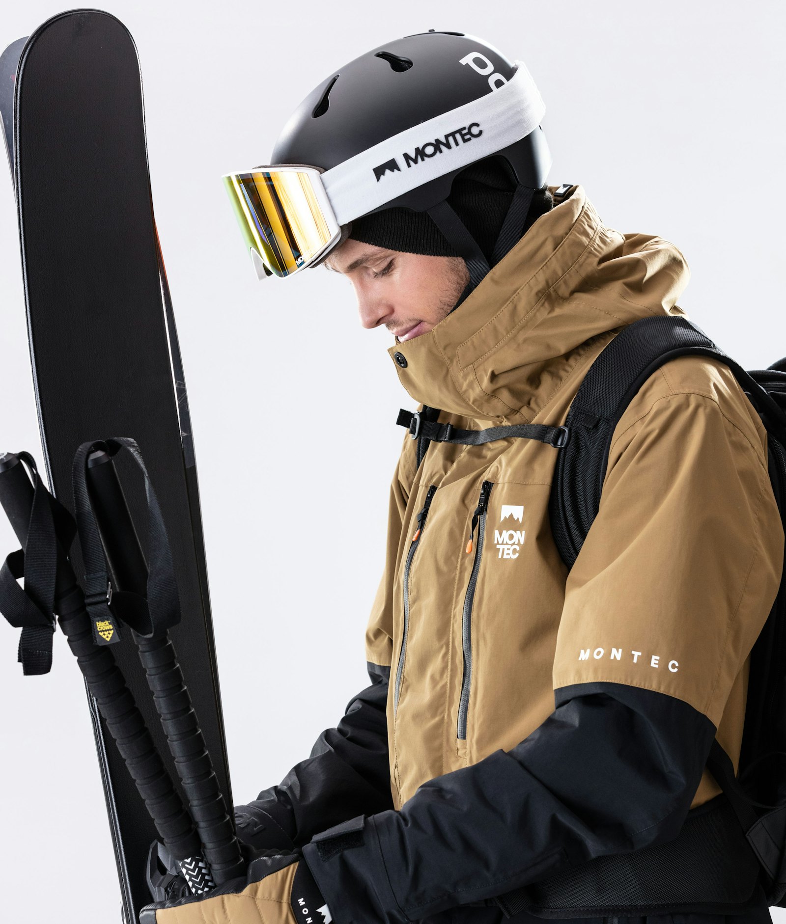 Fawk 2020 Ski Jacket Men Gold/Black