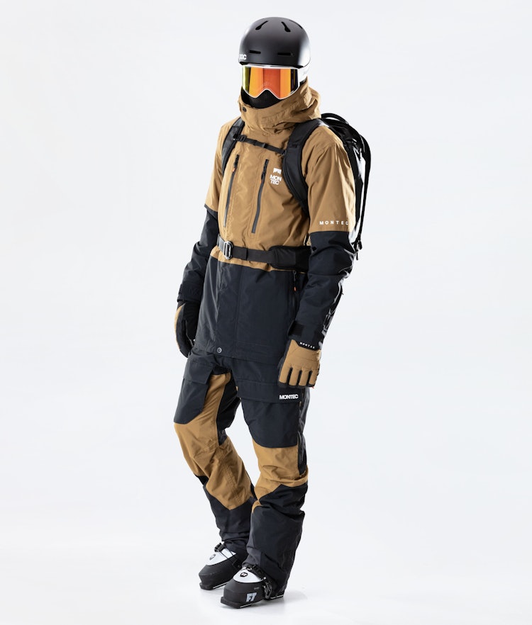 Fawk 2020 Ski Jacket Men Gold/Black, Image 7 of 8