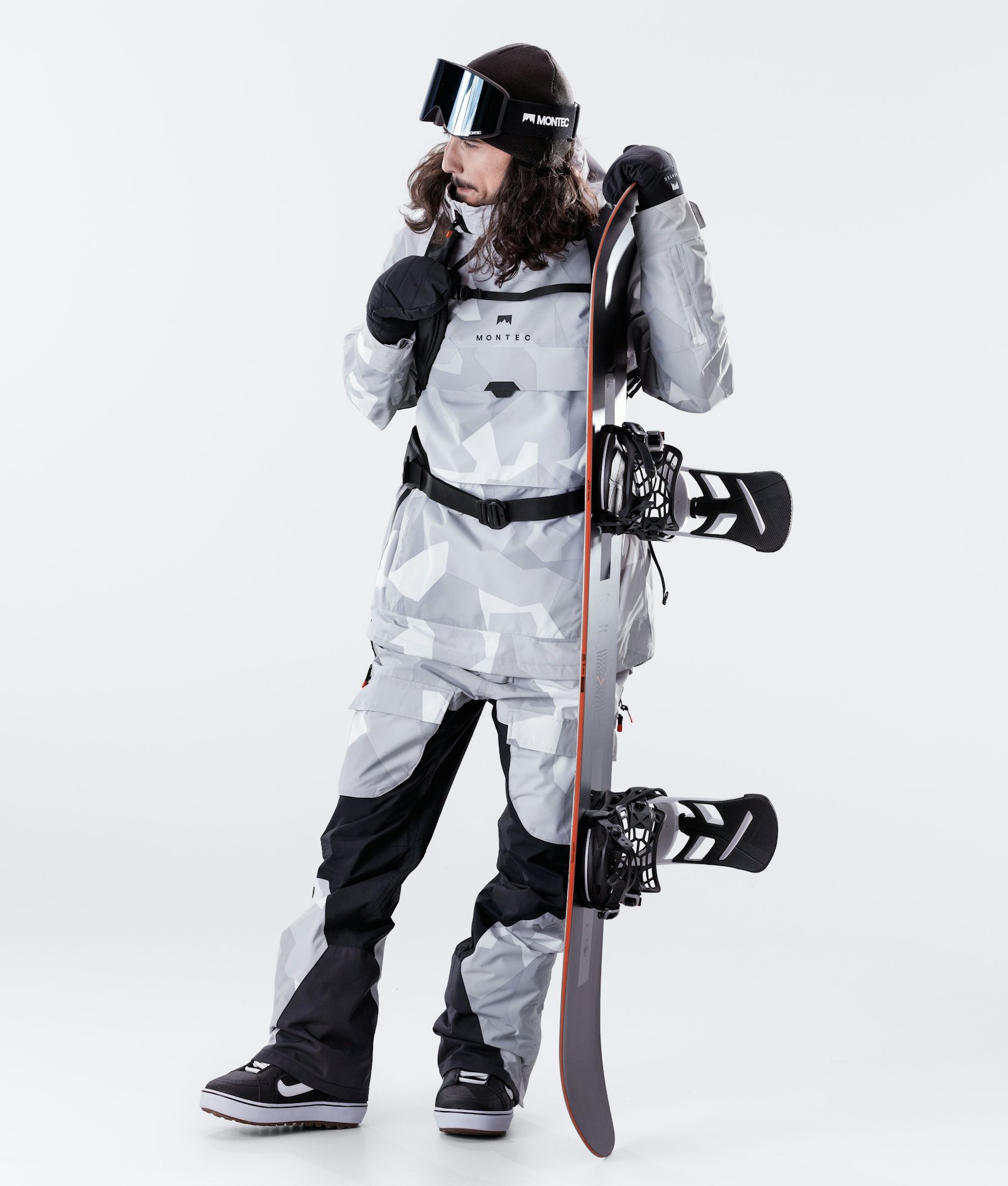 Dune 2020 Snowboard Jacket Men Snow Camo Renewed