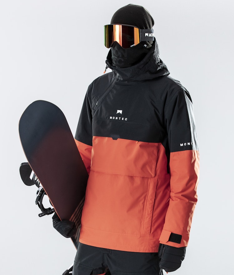 Dune 2020 Snowboard Jacket Men Black/Orange, Image 3 of 8