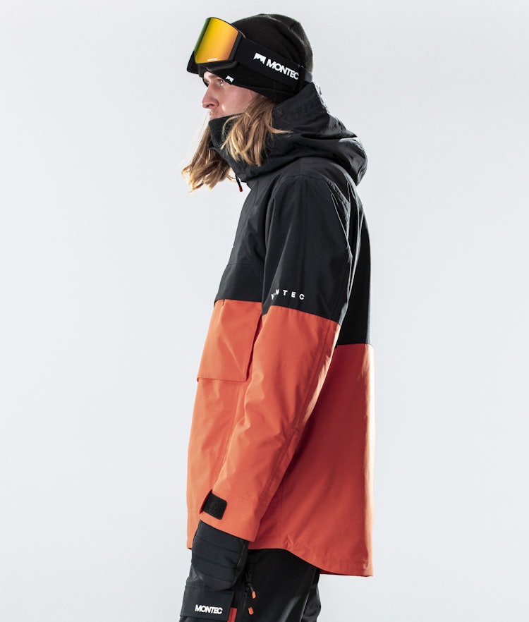 Dune 2020 Snowboard Jacket Men Black/Orange, Image 4 of 8