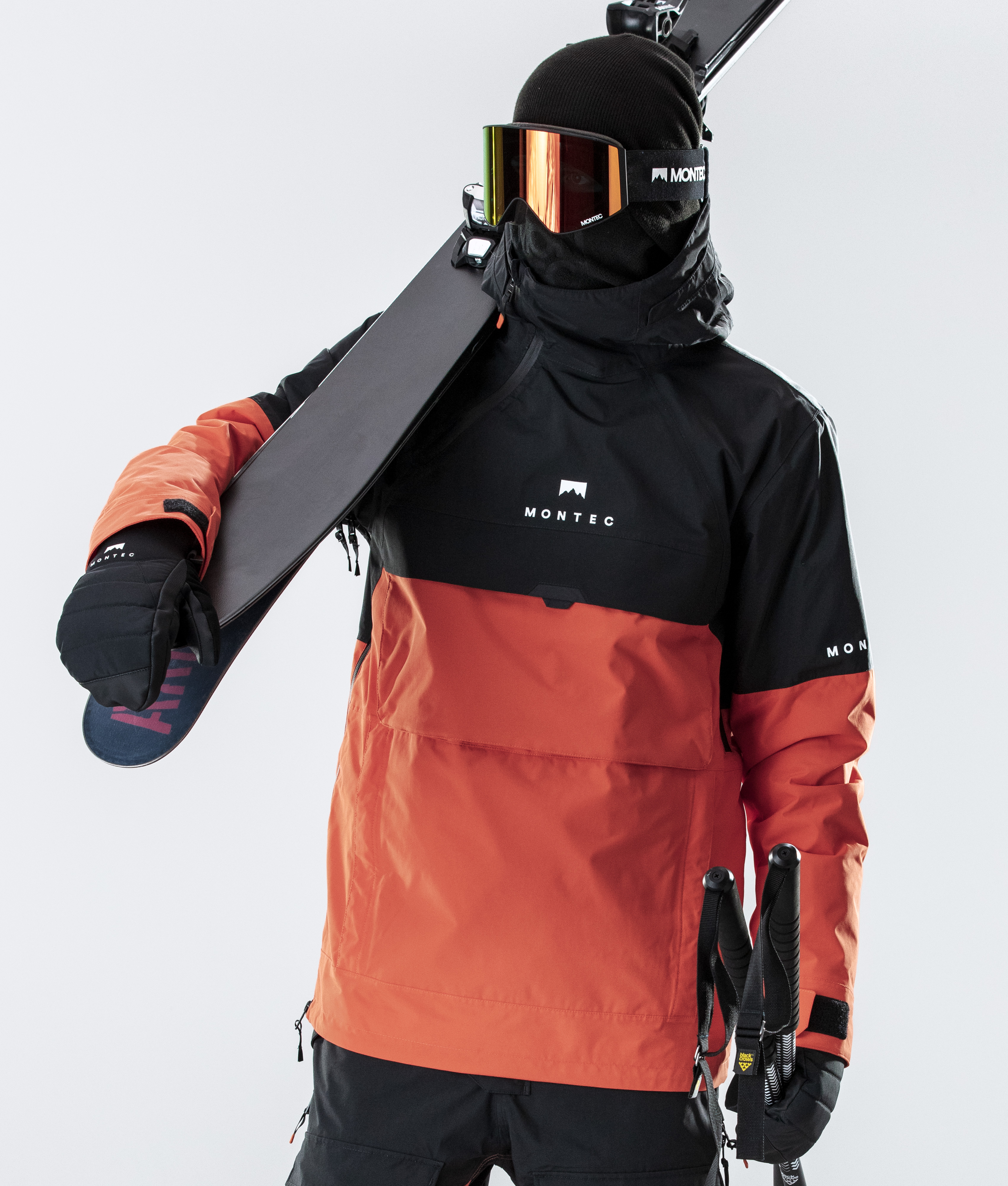 Montec Dune Skijacke Black/Orange Ridestore.de