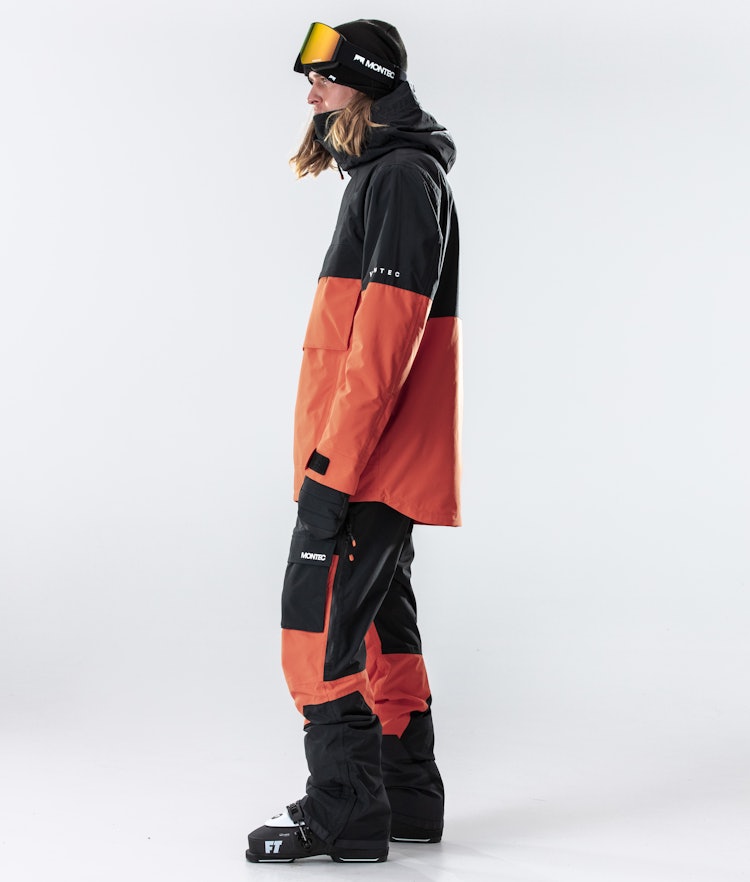 Dune 2020 Ski Jacket Men Black/Orange, Image 8 of 9