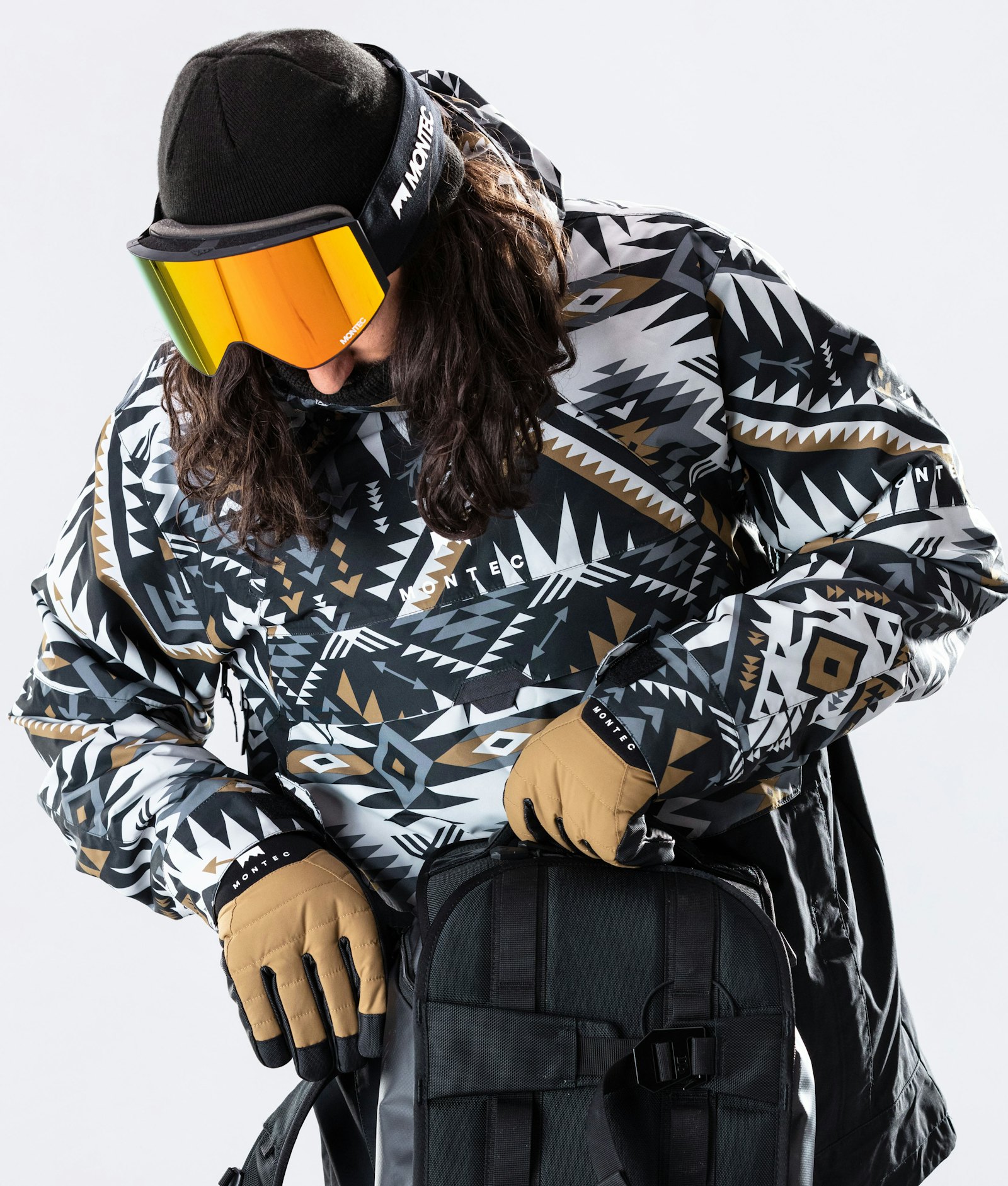 Montec Dune 2020 Snowboard Jacket Men Komber Gold/Black Renewed, Image 2 of 9