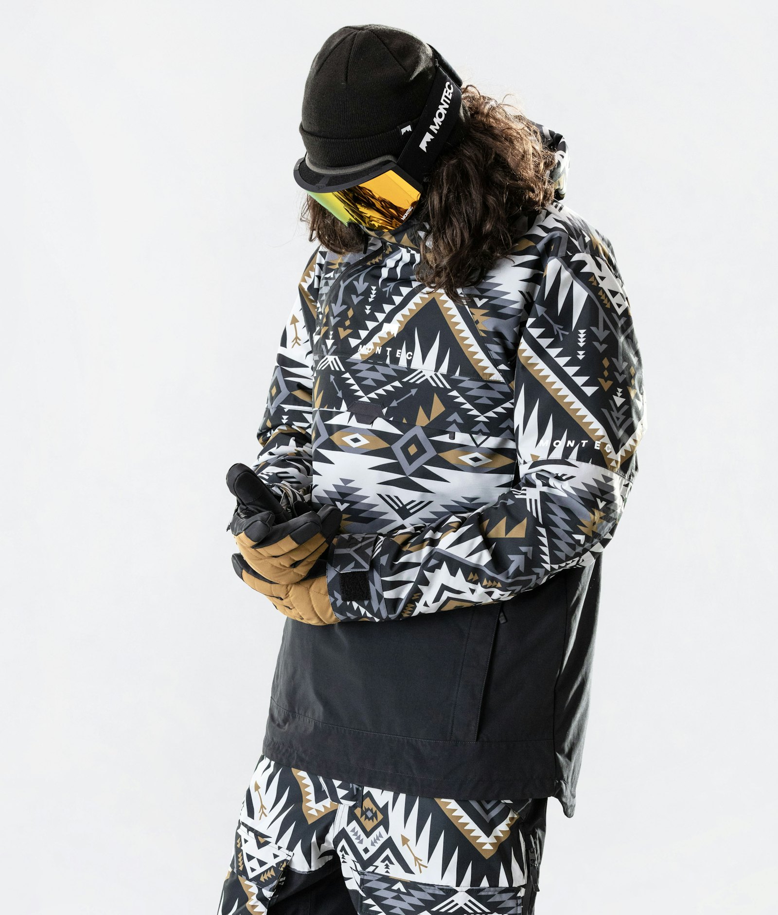 Montec Dune 2020 Snowboard Jacket Men Komber Gold/Black Renewed, Image 5 of 9