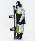 Dune 2020 Snowboard Jacket Men Light Grey/Neon Yellow/Black, Image 5 of 7