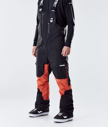 Fawk 2020 Pantalon de Snowboard Homme Black/Orange Renewed