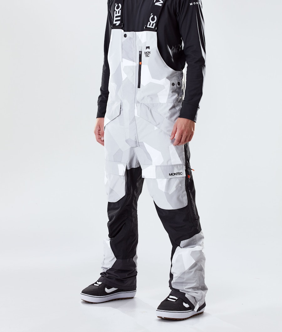 Fawk 2020 Snowboard Pants Men Snow Camo/Black Renewed