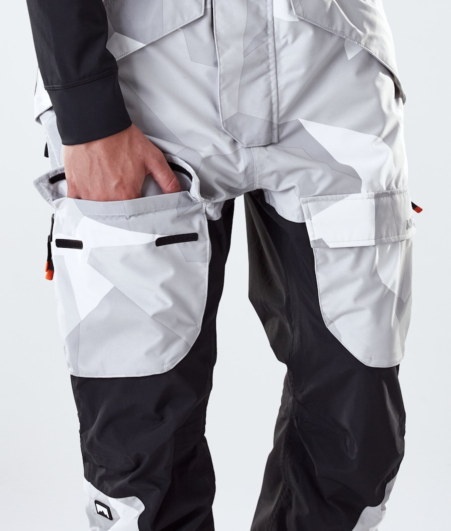 Montec Fawk 2020 Men's Snowboard Pants Snow Camo/Black