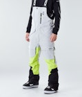 Montec Fawk 2020 Pantaloni Snowboard Uomo Light Grey/Neon Yellow/Black Renewed, Immagine 1 di 6
