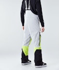 Fawk 2020 Snowboard Pants Men Light Grey/Neon Yellow/Black Renewed, Image 3 of 6