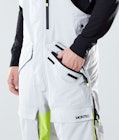 Fawk 2020 Snowboard Pants Men Light Grey/Neon Yellow/Black Renewed