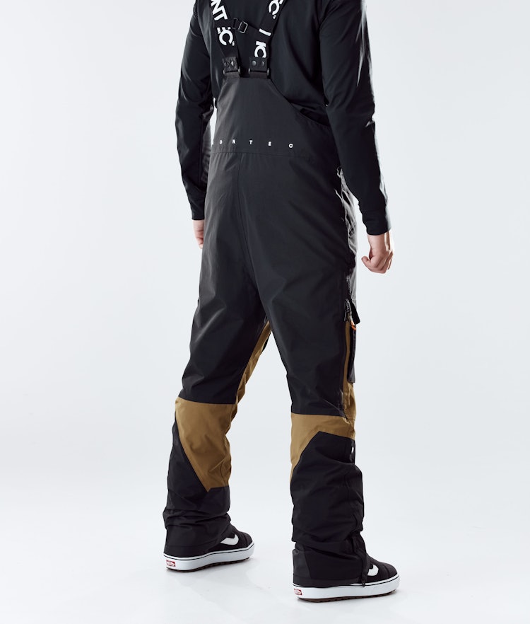 Fawk 2020 Pantaloni Snowboard Uomo Black/Gold, Immagine 3 di 6
