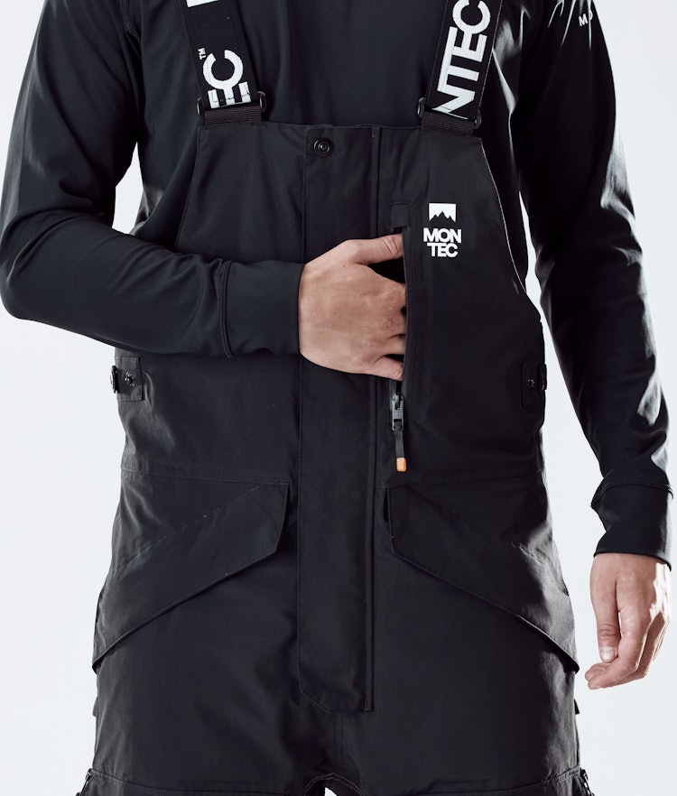 Montec Fawk 2020 Spodnie Snowboardowe Mężczyźni Black/Gold, Zdjęcie 4 z 6
