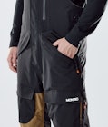 Montec Fawk 2020 Kalhoty na Snowboard Pánské Black/Gold, Obrázek 5 z 6