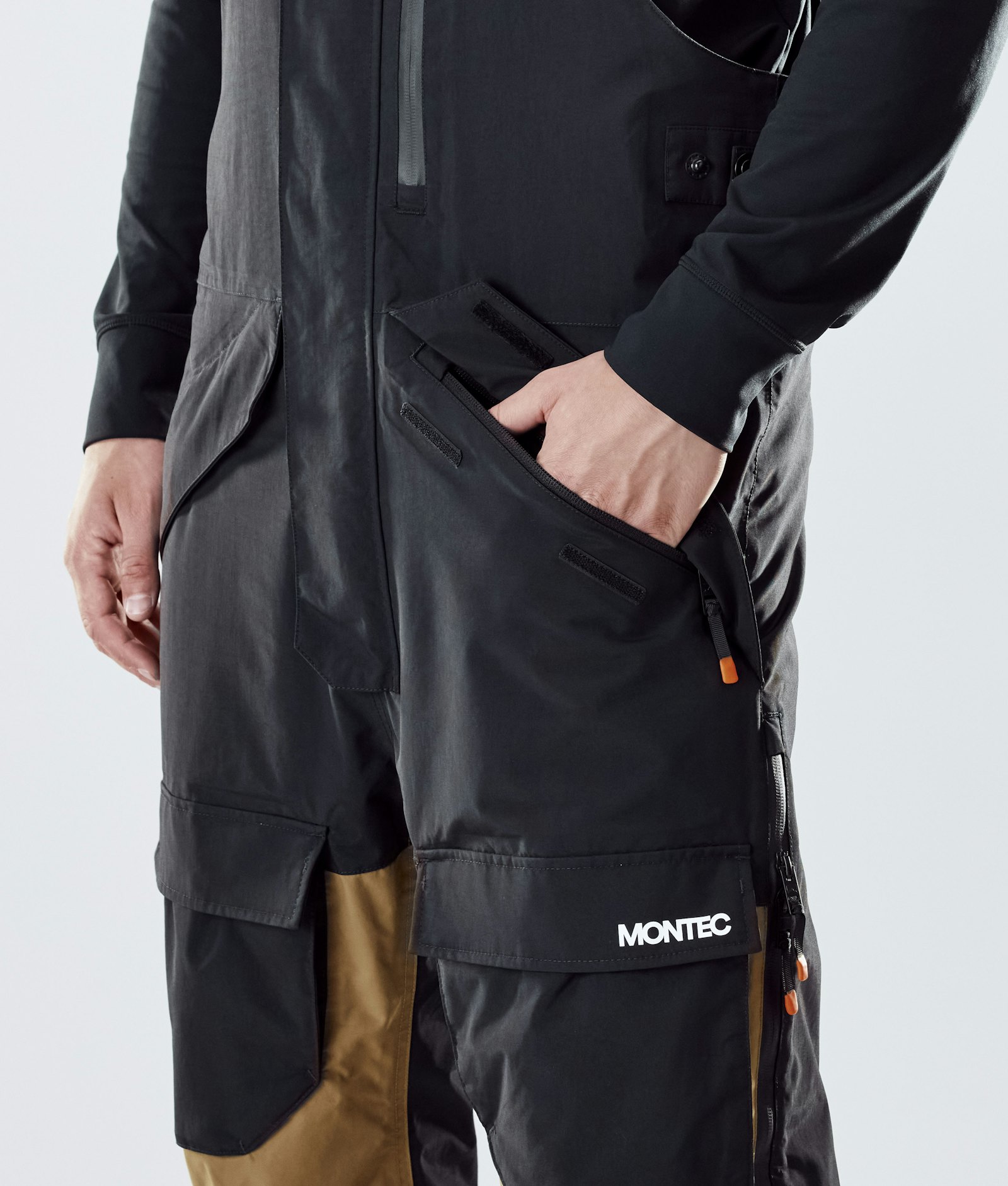 Montec Fawk 2020 Kalhoty na Snowboard Pánské Black/Gold