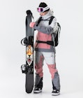 Dune W 2020 Veste Snowboard Femme Light Grey/Pink/Light Pearl, Image 7 sur 9