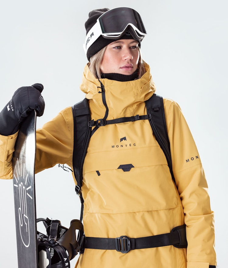 Dune W 2020 Veste Snowboard Femme Yellow, Image 3 sur 10