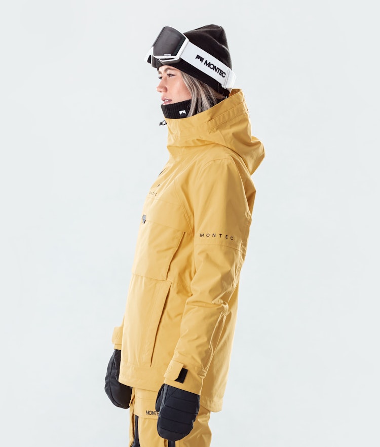 Montec Dune W 2020 Snowboard Jacket Women Yellow, Image 4 of 10