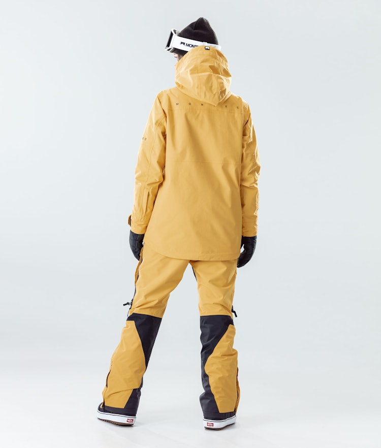 Dune W 2020 Snowboard Jacket Women Yellow, Image 10 of 10
