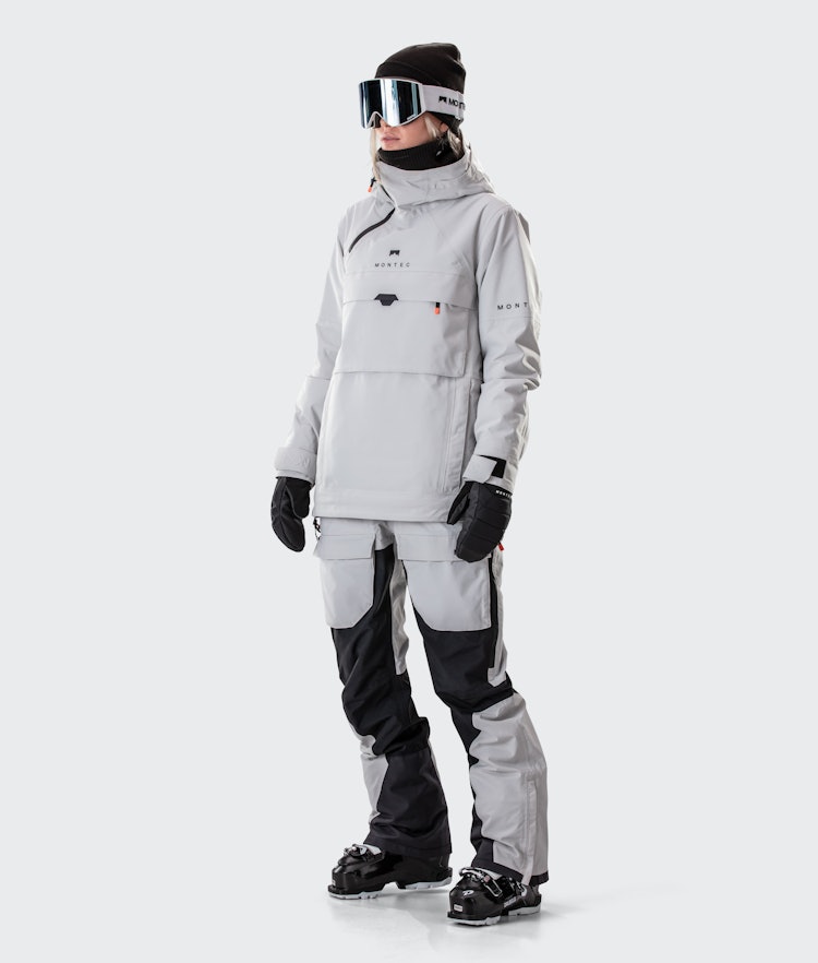Dune W 2020 Veste Snowboard Femme Light Grey, Image 5 sur 9