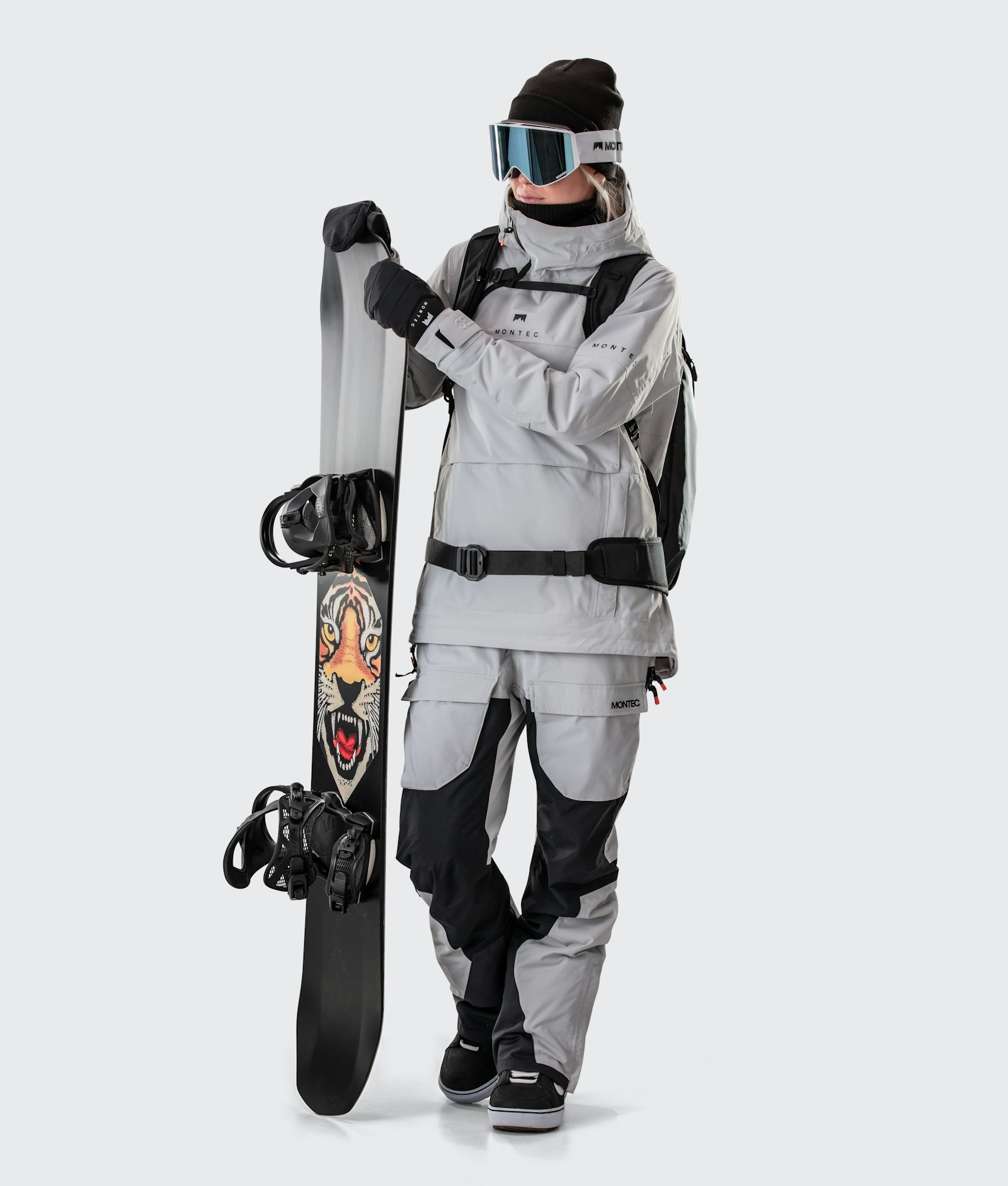 Dune W 2020 Snowboardjacke Damen Light Grey