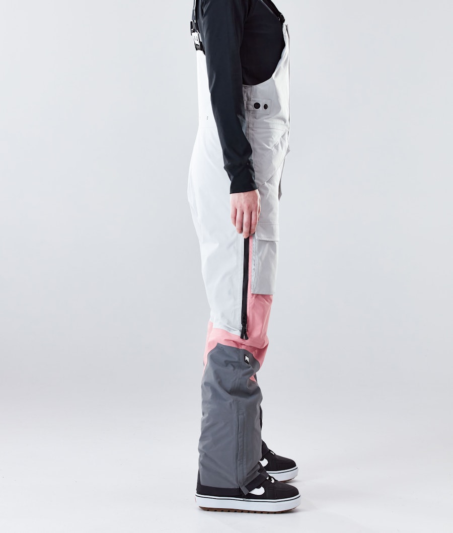 Montec Fawk W 2020 Pantalon de Snowboard Femme Light Grey/Pink/Light Pearl