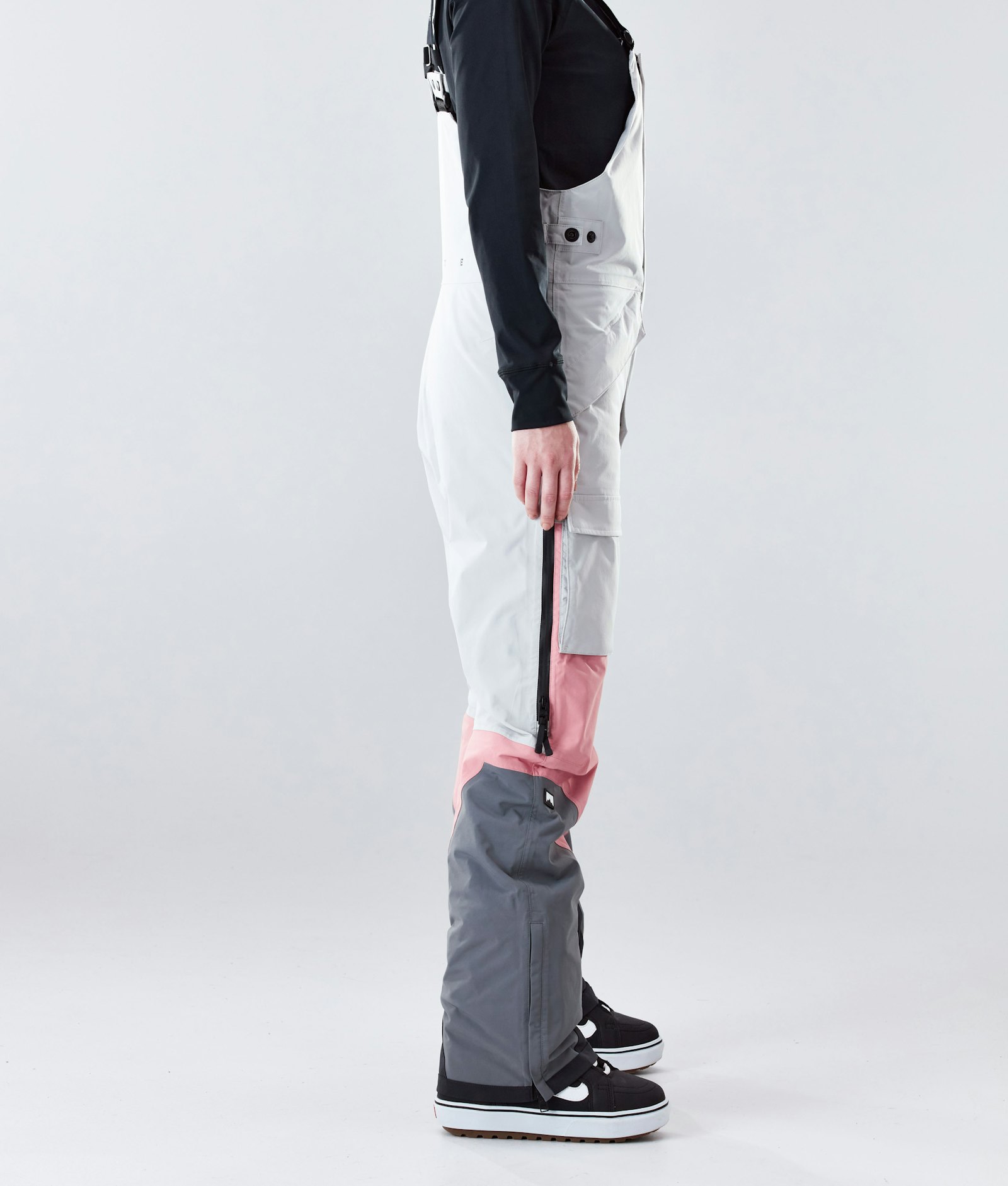 Montec Fawk W 2020 Snowboard Pants Women Light Grey/Pink/Light Pearl