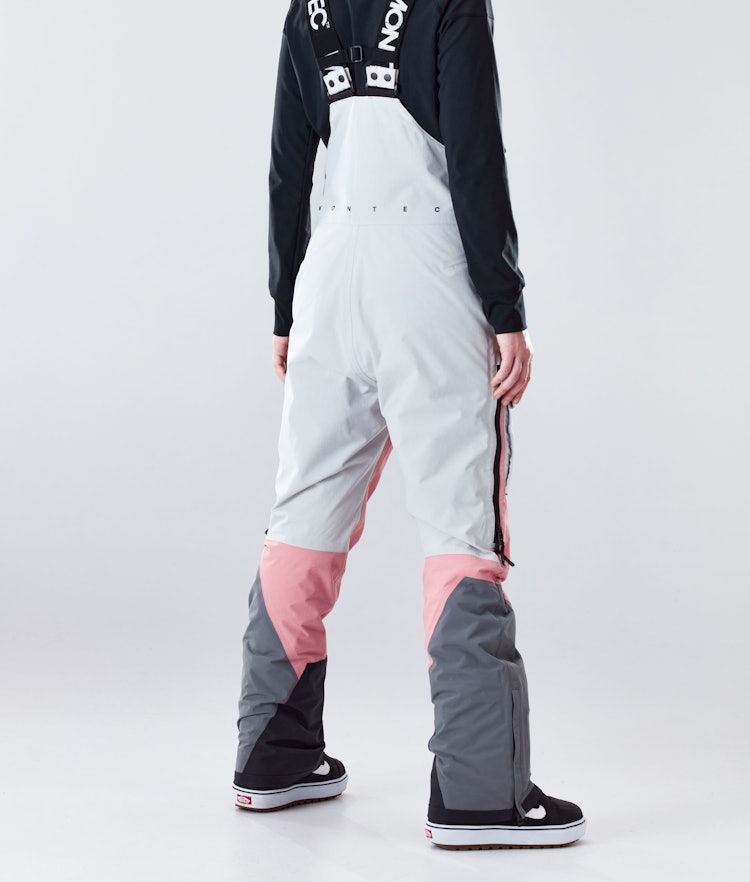 Fawk W 2020 Pantalon de Snowboard Femme Light Grey/Pink/Light Pearl, Image 3 sur 6