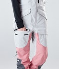Montec Fawk W 2020 Spodnie Snowboardowe Kobiety Light Grey/Pink/Light Pearl