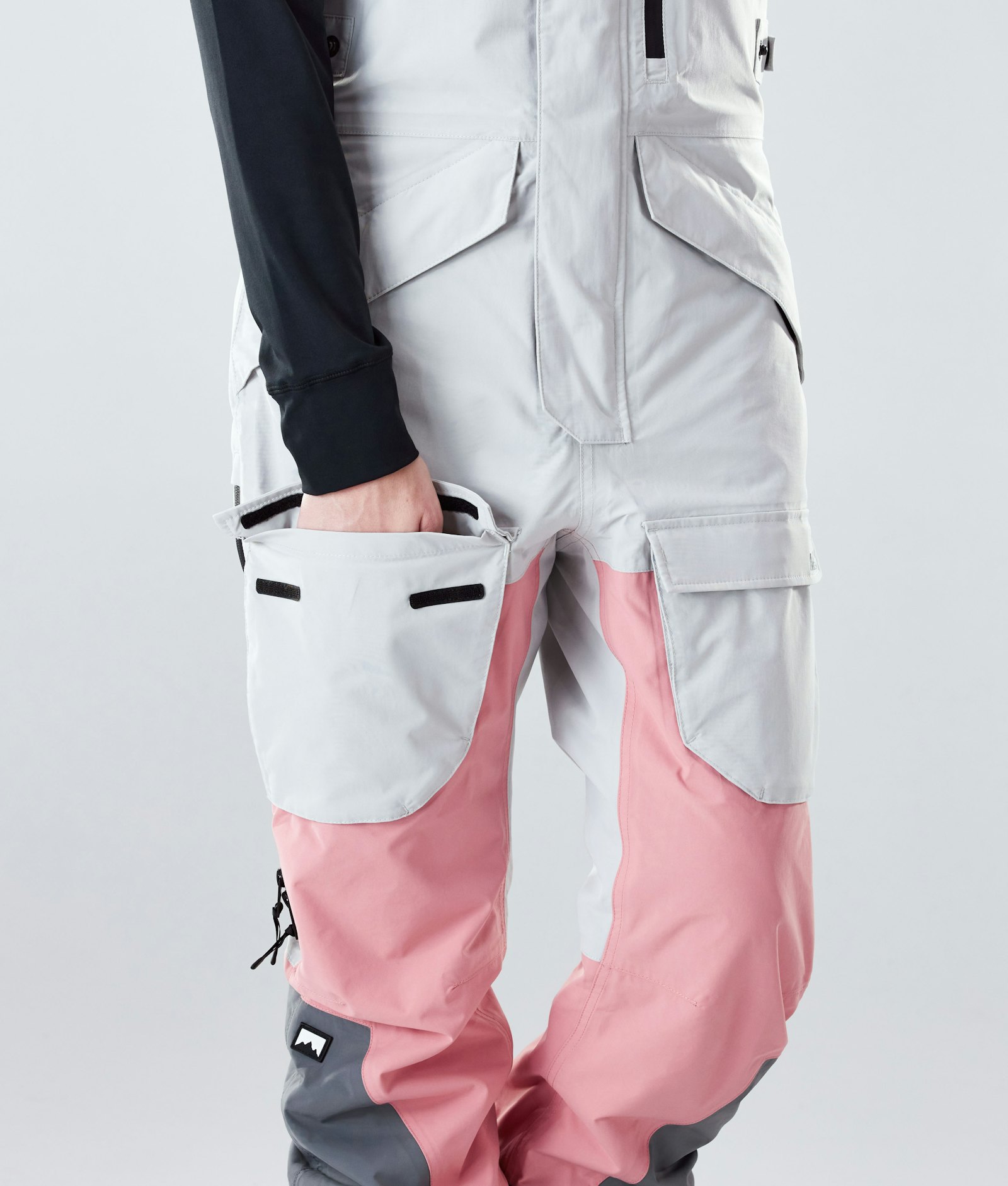 Fawk W 2020 Snowboardbukse Dame Light Grey/Pink/Light Pearl