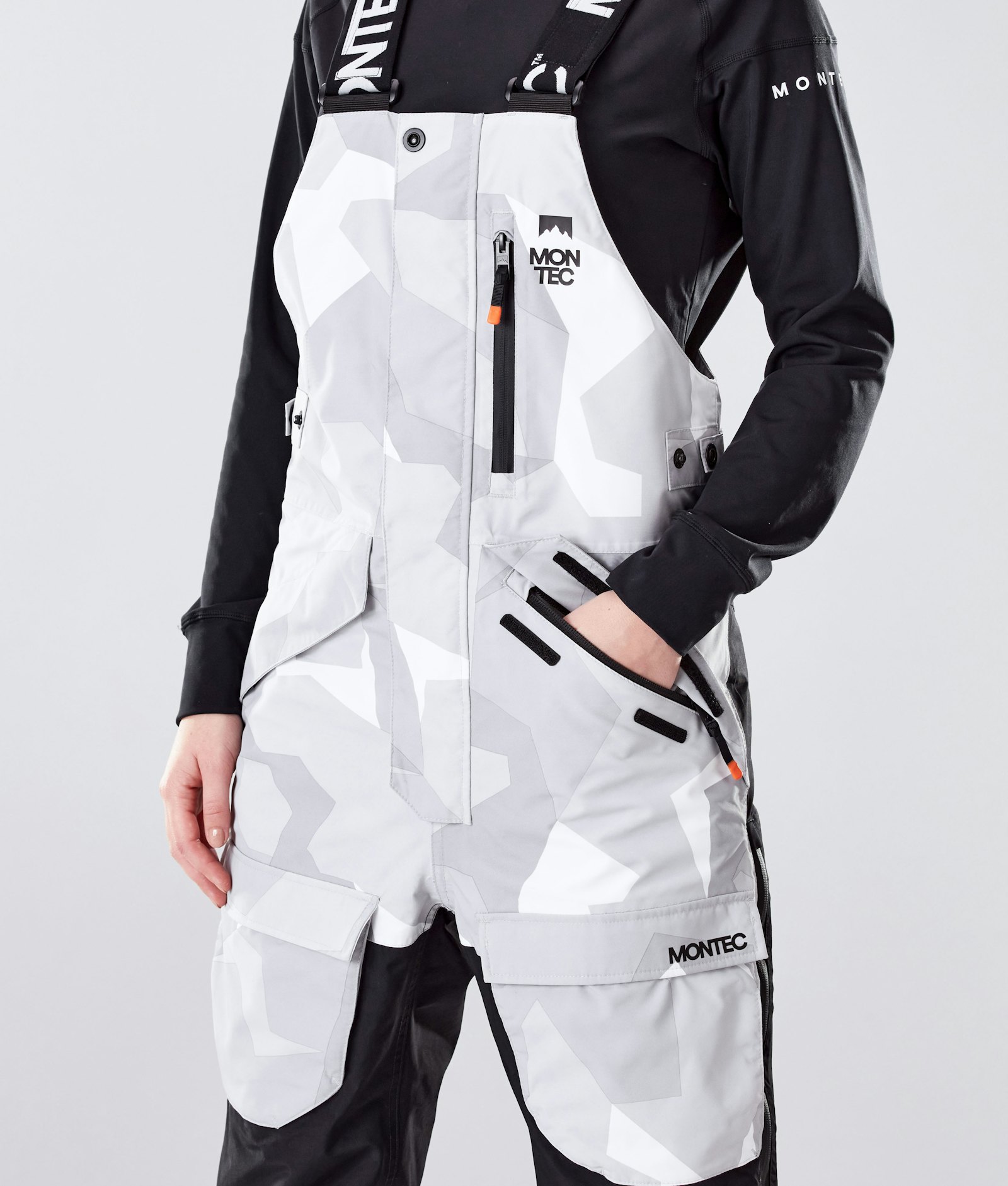 Montec Fawk W 2020 Spodnie Snowboardowe Kobiety Snow Camo/Black