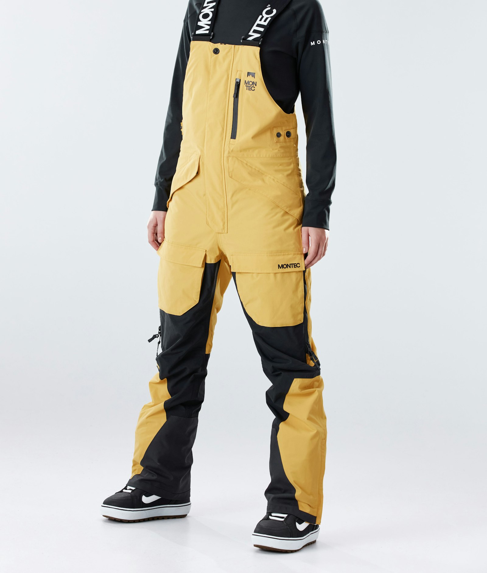 Fawk W 2020 Pantalon de Snowboard Femme Yellow/Black