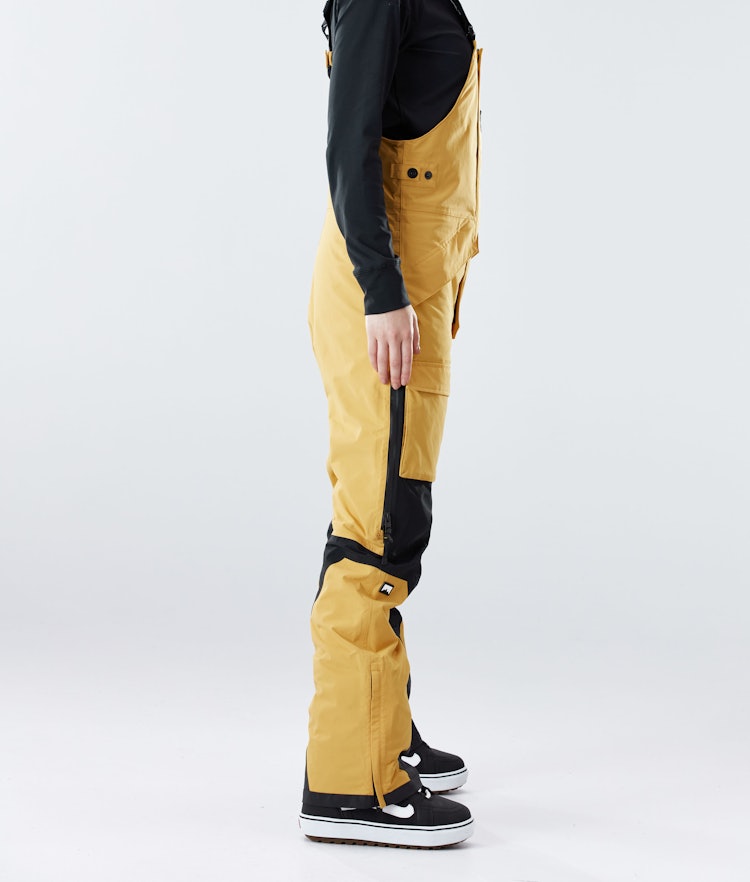 Fawk W 2020 Snowboard Pants Women Yellow/Black, Image 2 of 6