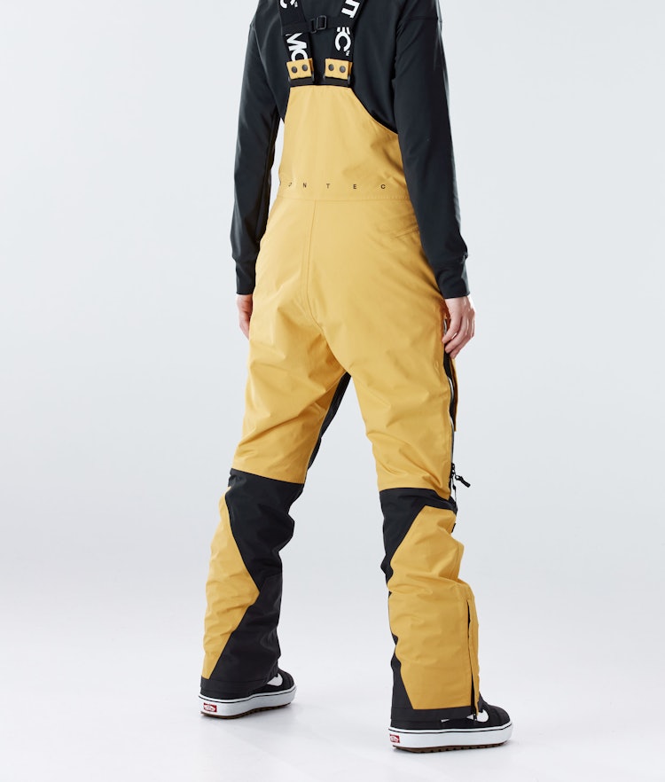 Fawk W 2020 Pantalon de Snowboard Femme Yellow/Black, Image 3 sur 6