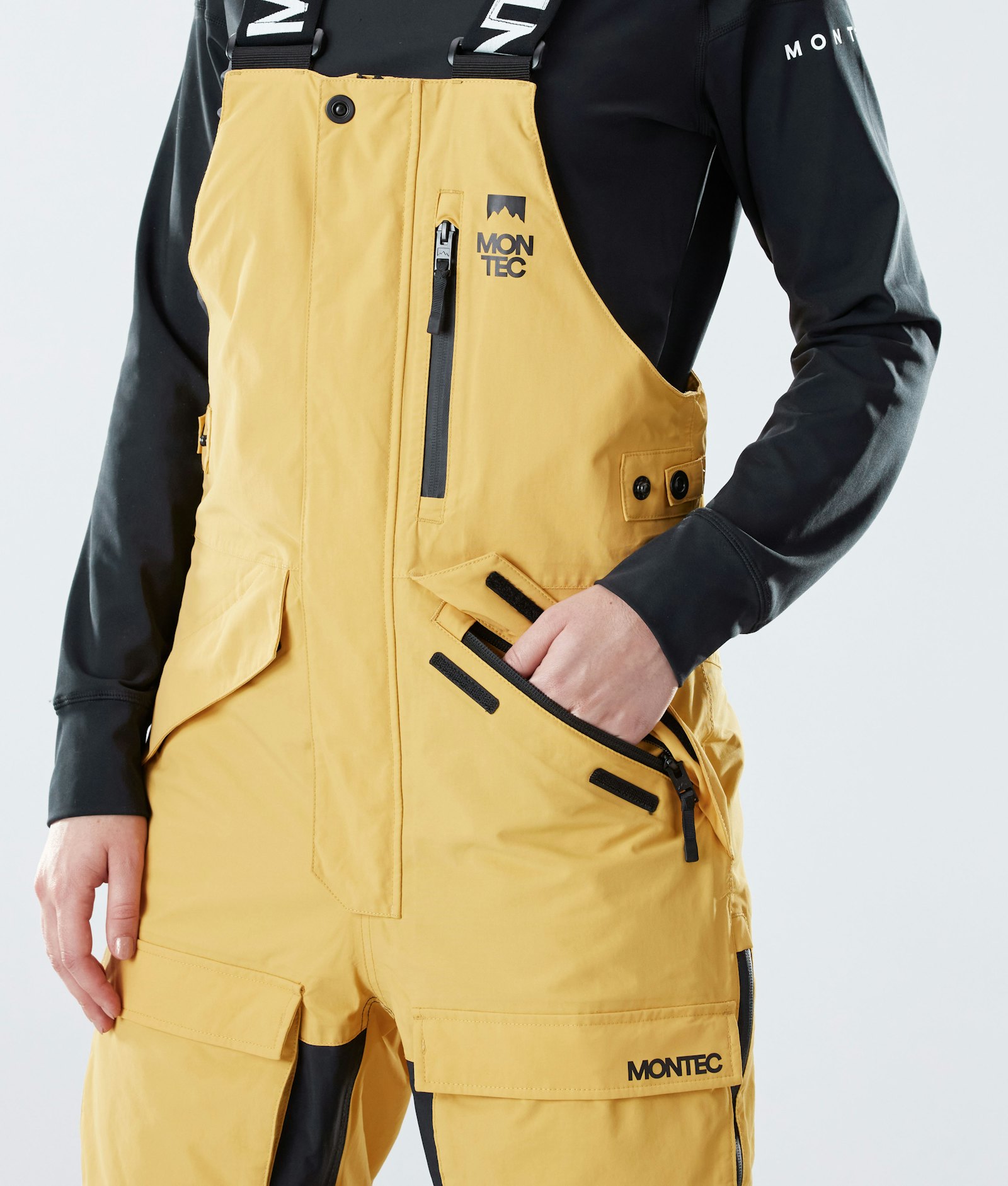 Montec Fawk W 2020 Snowboard Bukser Dame Yellow/Black